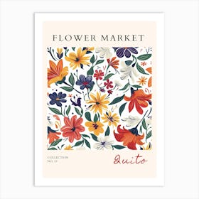 Flower Market 80 Art Print