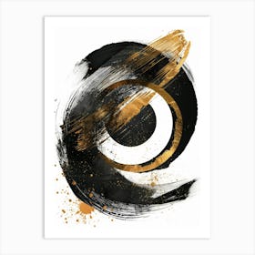 Circle Of Gold Art Print