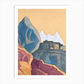 Tibetan Village Art Print