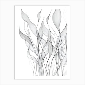 Smoky Grass Art Print