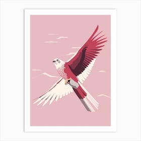 Minimalist Falcon 3 Illustration Art Print