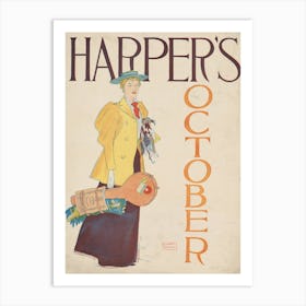 Harper’S October (1893) Art Print