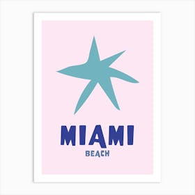 Miami Blue Art Print