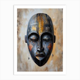 African Tribe Art 28 Art Print