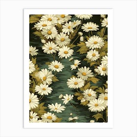 Daisy Pattern 1 Art Print