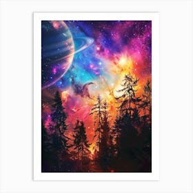 Nebula Painting Art Print