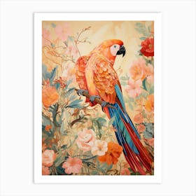 Macaw 4 Detailed Bird Painting Art Print