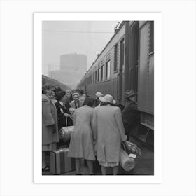 Los Angeles, California, The Evacuation Of The Japanese Americans From West Coast Areas Under U Art Print