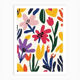 Floral Pattern 2 Art Print