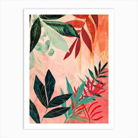 Tropical Leaves 78 Art Print