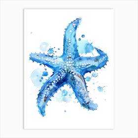 Watercolor Starfish 3 Art Print