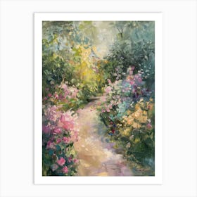  Floral Garden Enchanted Meadow 5 Art Print