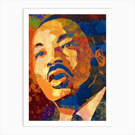 Martin Luther King Jr Art Print