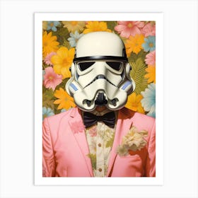 Stormtrooper Flower Art Art Print