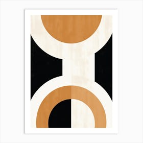 Black And White Hohenems Geometric Vision Art Print
