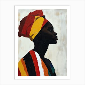 Whispering Winds Of The African Woman Art Print