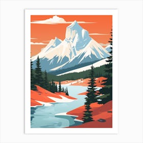 Canada 3 Travel Illustration Art Print