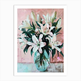 A World Of Flowers Lilies 2 Painting Art Print