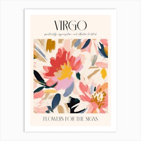 Flowers For The Signs Virgo 1 Zodiac Sign Art Print