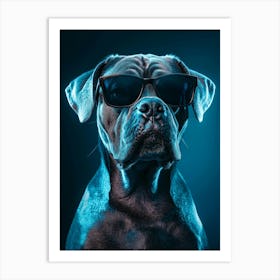 Cane Corso Portrait Powerful Generated with AI Art Print