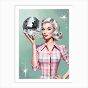 Disco Girl 1 Art Print