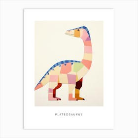 Nursery Dinosaur Art Plateosaurus 1 Poster Art Print