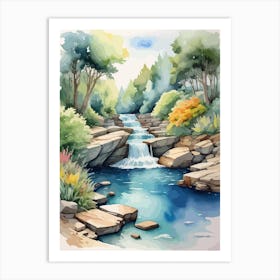 River Serenity Art Print