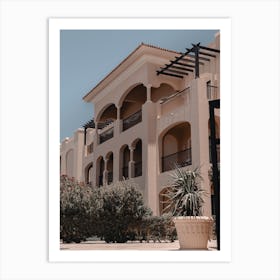 Egypt building Art Print