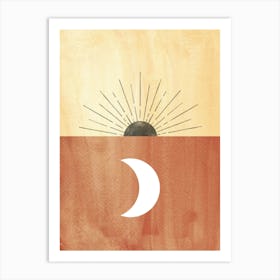 Sun And Moon 1 Art Print