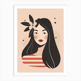 Asian Girl 52 Art Print