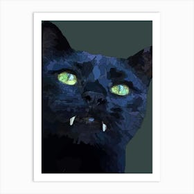 Cat mosaic Art Print