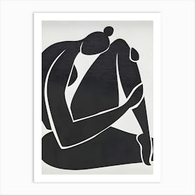 'Sitting Woman' Art Print