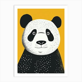 Yellow Panda 2 Art Print