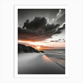 Sunset At The Beach 669 Art Print