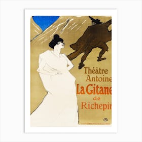 La Gitane (1899), Henri de Toulouse-Lautrec Art Print