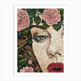 Roses 1 Art Print