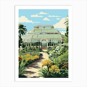 Kew Gardens United Kingdom  Illustration 2  Art Print