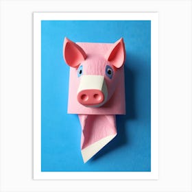 Paper Pig Art Print