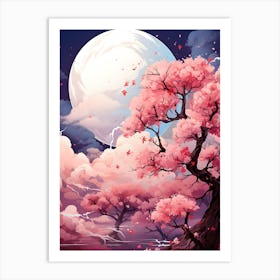 Beautiful Cherry Blossom Wall Art 1 Art Print