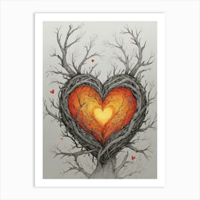 Heart Of The Tree Art Print