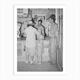 In The Grocery Store Of The Casa Grande Valley Farms, Pinal County, Arizona By Russell Lee Art Print