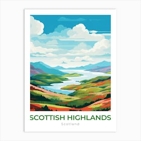 Scotland Scottish Highlands Travel Art Print