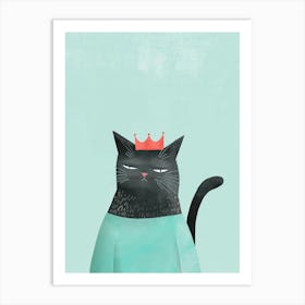 King Cat 2 Art Print