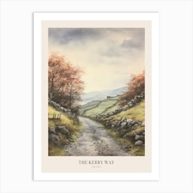 The Kerry Way Ireland Uk Trail Poster Art Print