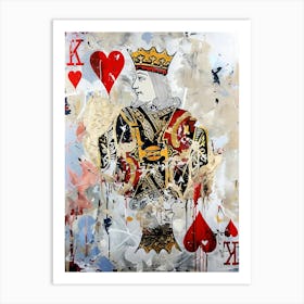 King Of Hearts Art Print