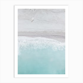 Milky Blue Shores, Lalaria Art Print