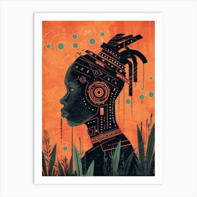 Portrait Of An African Woman 11 Art Print