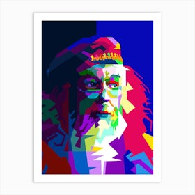 Albus Dumbledore Character Fiction Harry Potter Movies Pop Art WPAP Art Print