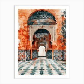 Islamic Architecture In Morocco Art Print