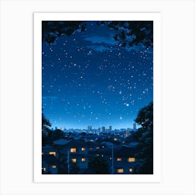 Night Sky 1 Art Print